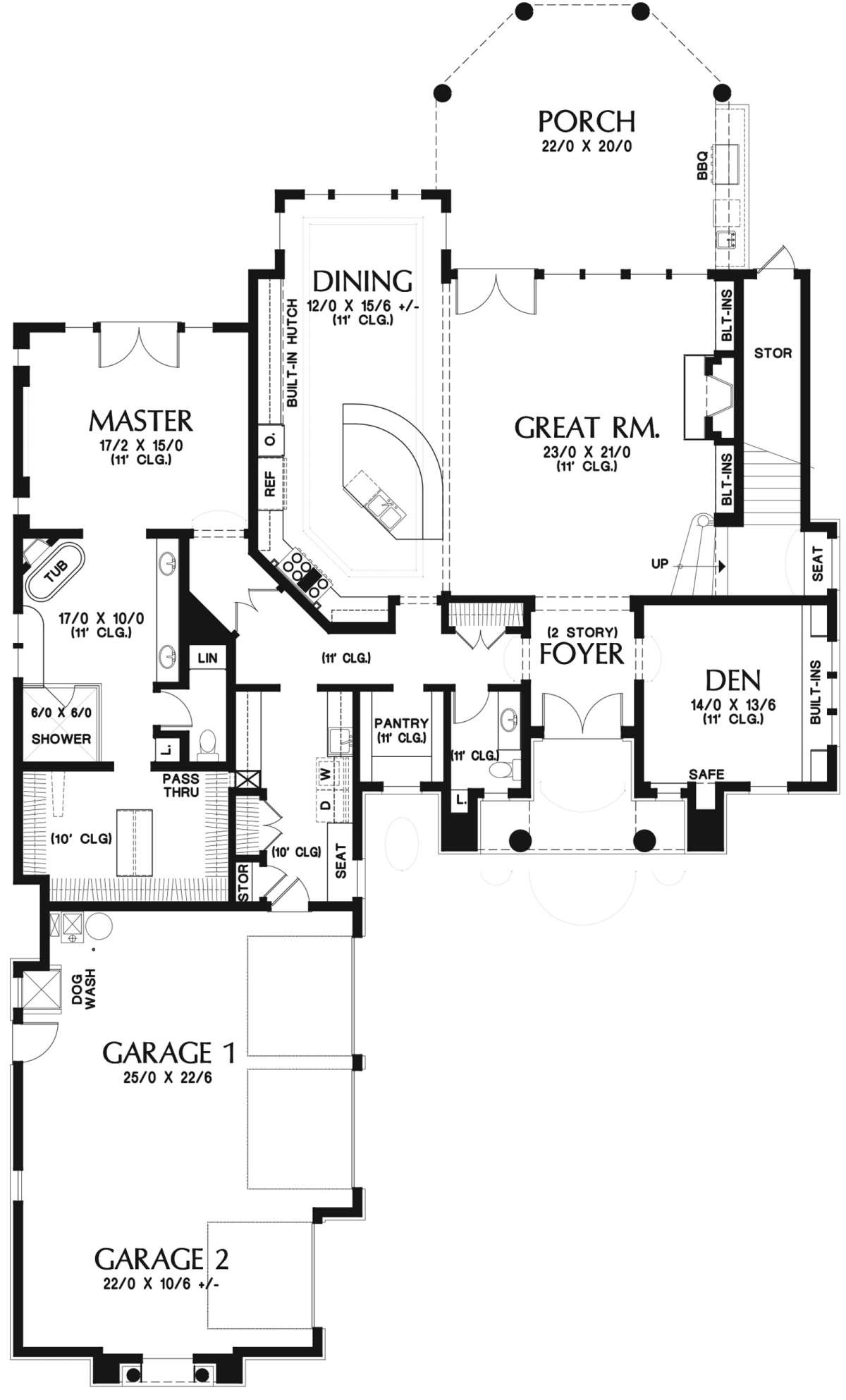 Main Floor for House Plan #2559-00780