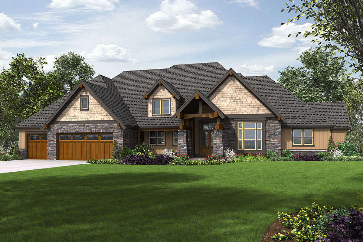 Craftsman House Plan #2559-00781 Elevation Photo