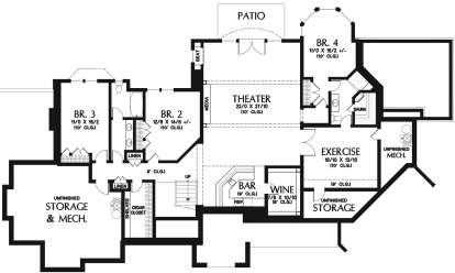 Basement for House Plan #2559-00782