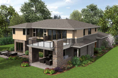 Modern House Plan #2559-00783 Elevation Photo