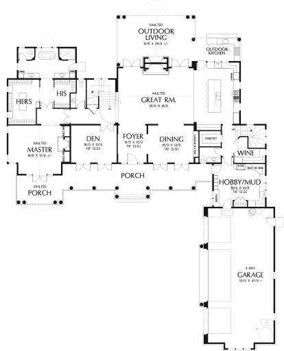 House Plan House Plan #20498 Drawing 1