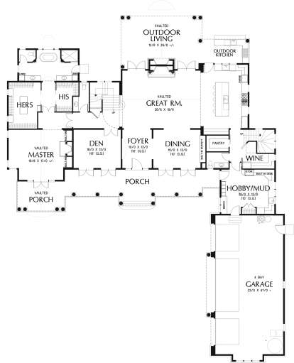 Main Floor for House Plan #2559-00785