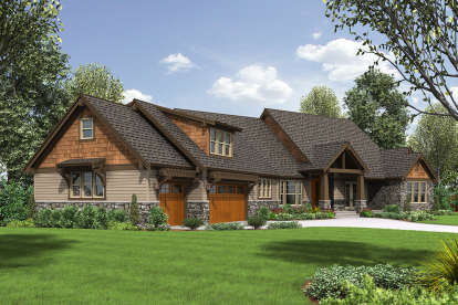 4 Bed, 3 Bath, 4590 Square Foot House Plan - #2559-00786