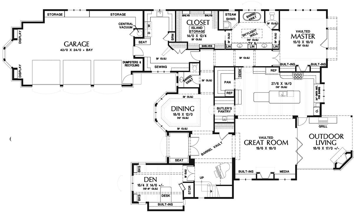Main Floor for House Plan #2559-00787