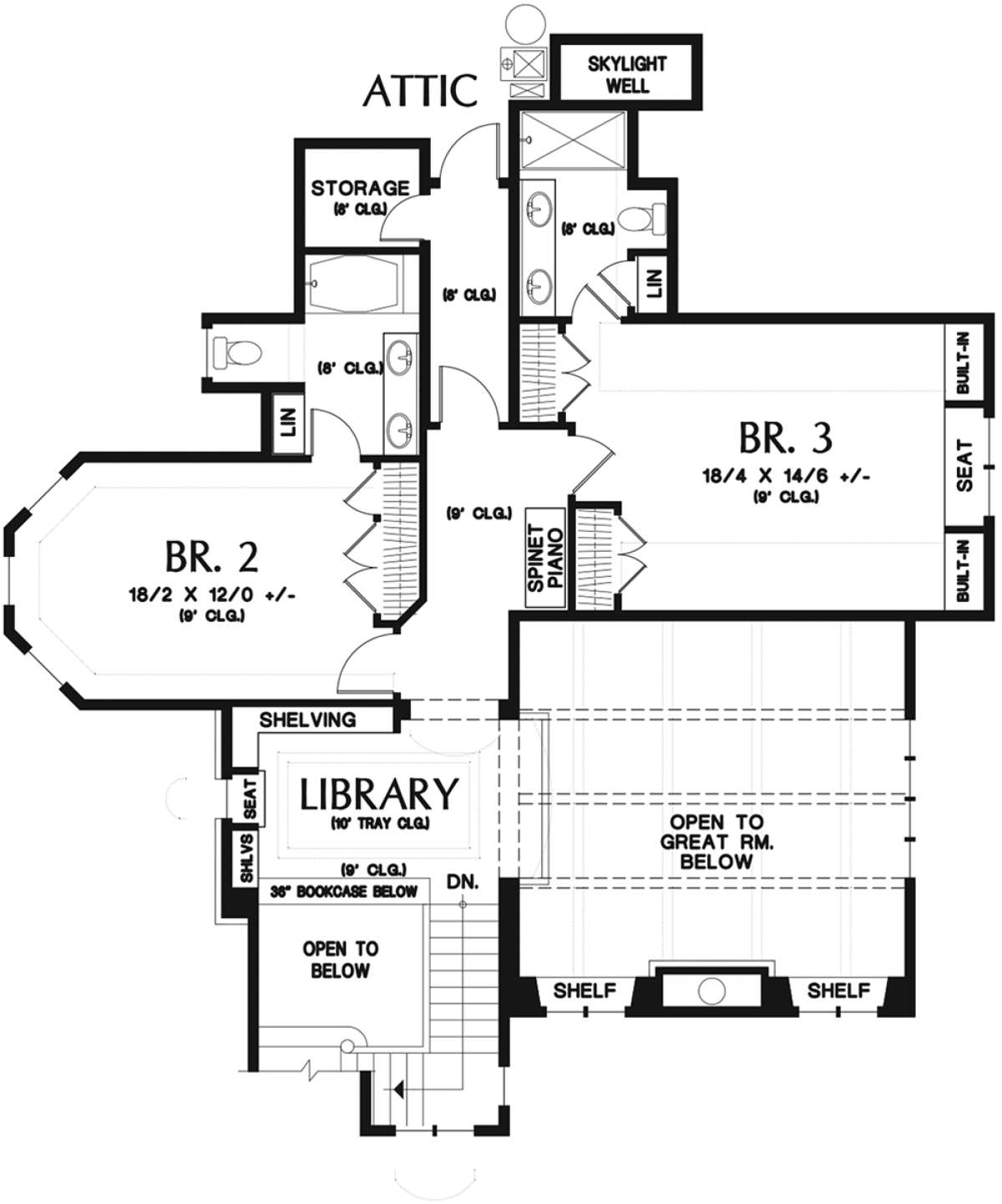 Second Floor for House Plan #2559-00787