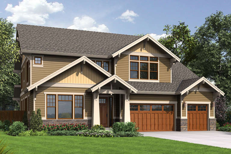 House Plan House Plan #20501 Front Elevation 