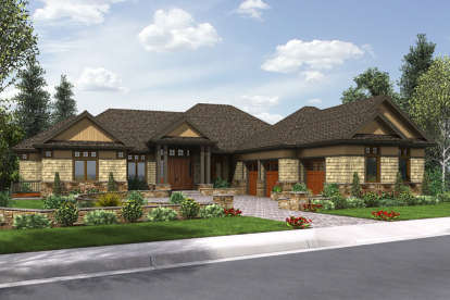 Craftsman House Plan #2559-00789 Elevation Photo