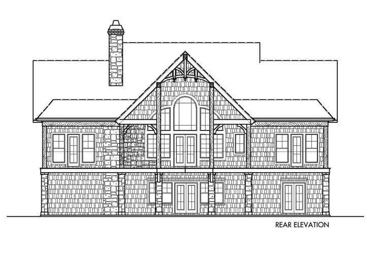 Lake Front House Plan #699-00115 Elevation Photo