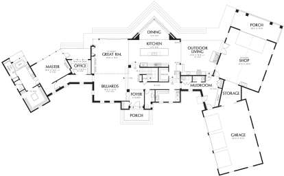 Main Floor for House Plan #2559-00790
