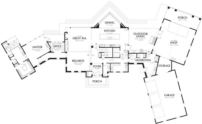 House Plan House Plan #20504 Drawing 1