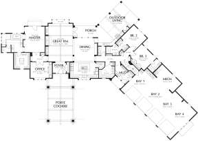 Main Floor for House Plan #2559-00792