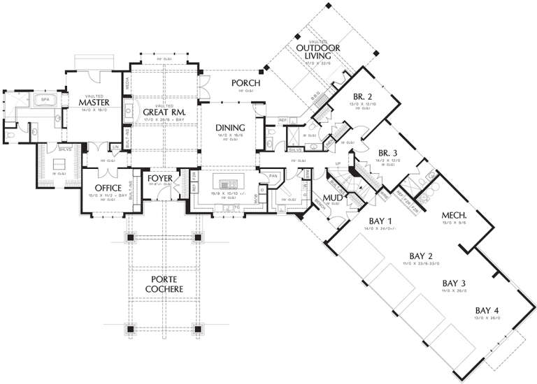House Plan House Plan #20506 Drawing 1