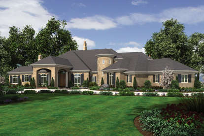 European House Plan #2559-00793 Elevation Photo