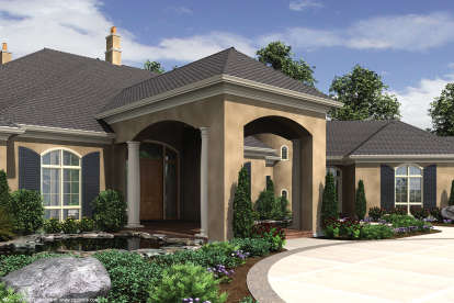 European House Plan #2559-00793 Elevation Photo
