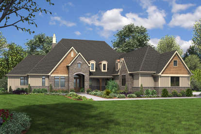 5 Bed, 5 Bath, 4890 Square Foot House Plan - #2559-00794