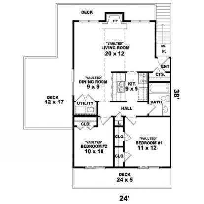 House Plan House Plan #2051 Drawing 1