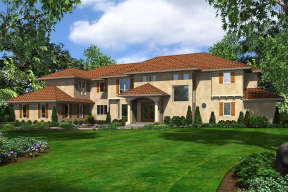Mediterranean House Plan #2559-00795 Elevation Photo