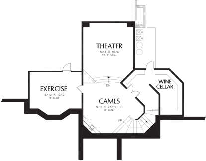 Basement for House Plan #2559-00795