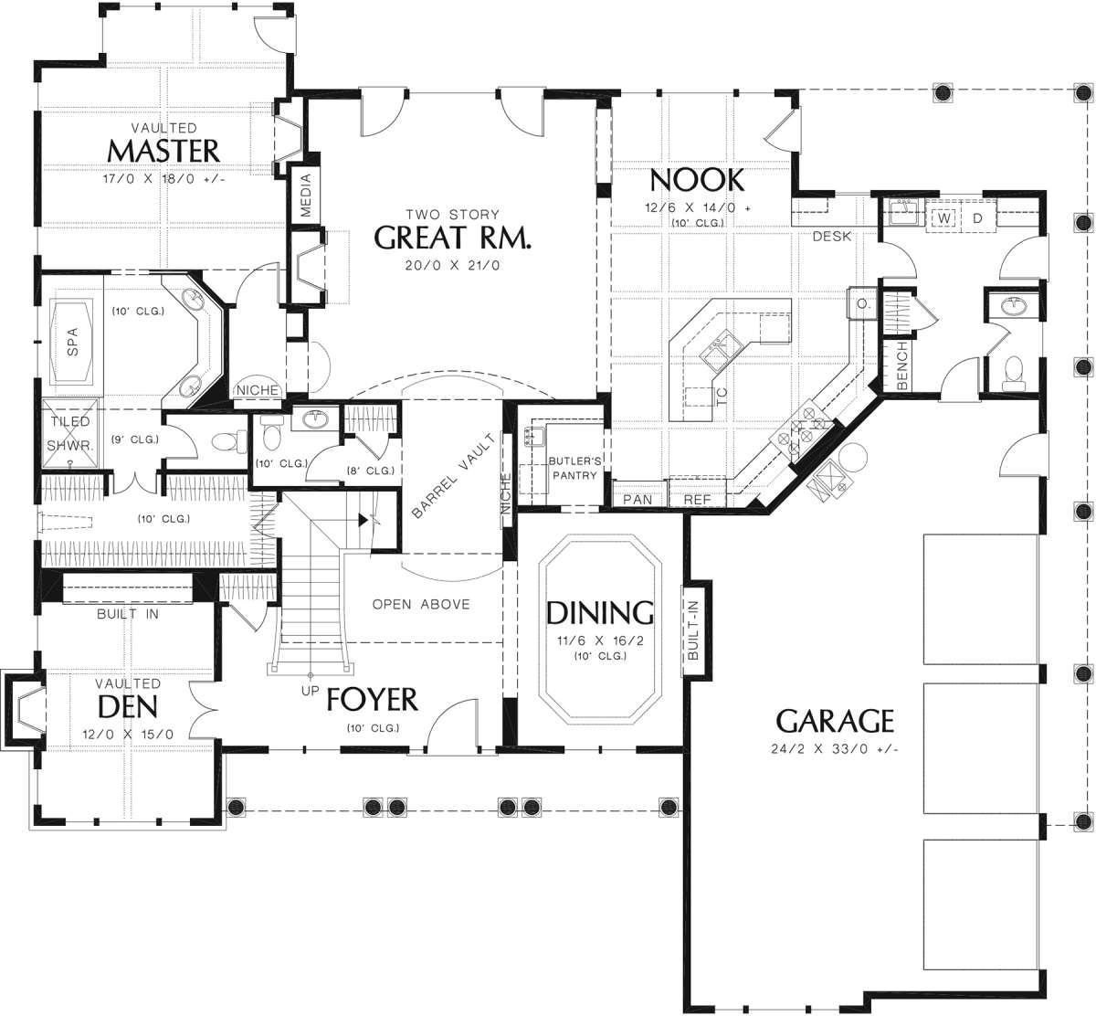 Main Floor for House Plan #2559-00796