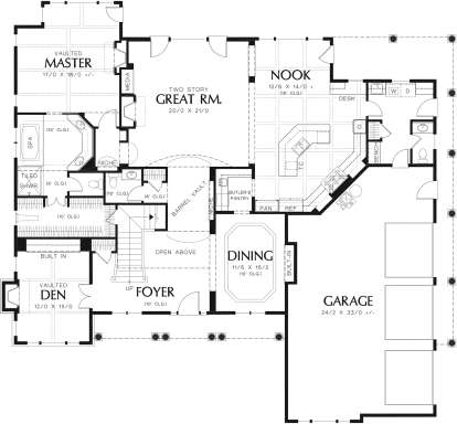 Main Floor for House Plan #2559-00796