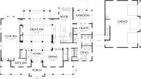 Main Floor for House Plan #2559-00797