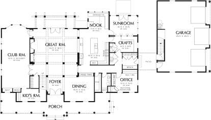 Main Floor for House Plan #2559-00797