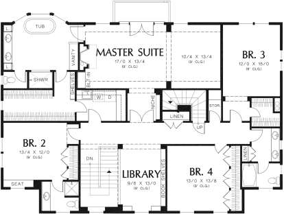 Second Floor for House Plan #2559-00797