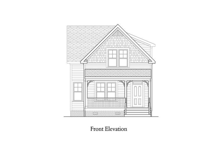 Craftsman House Plan #4351-00003 Elevation Photo