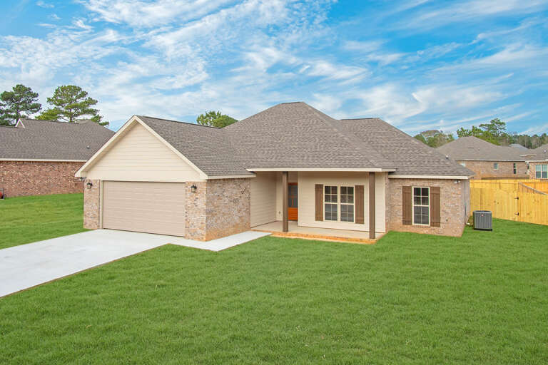House Plan House Plan #20517 Angled Front Elevation