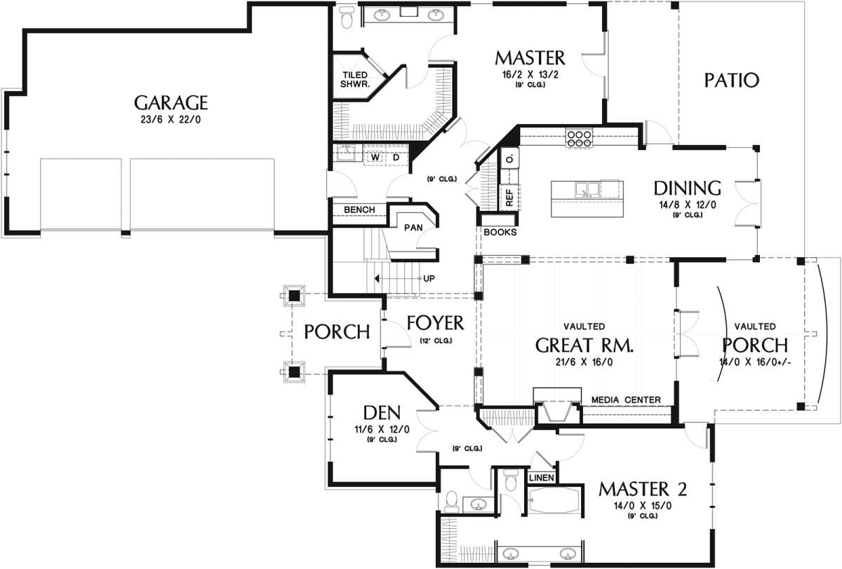 Main Floor for House Plan #2559-00801