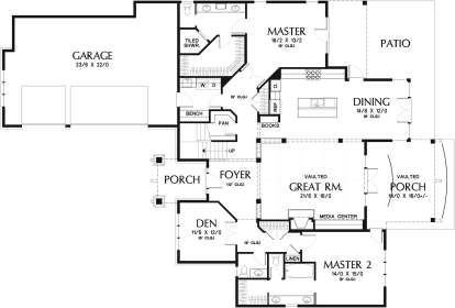 Main Floor for House Plan #2559-00801