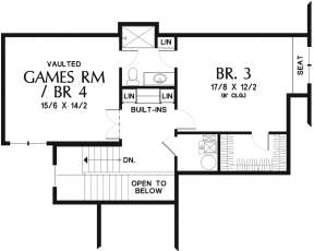 Second Floor for House Plan #2559-00801