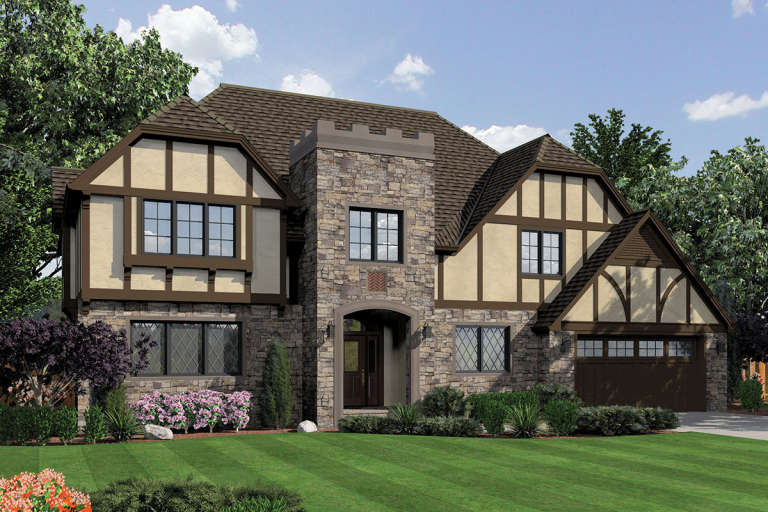 House Plan House Plan #20523 Front Elevation 