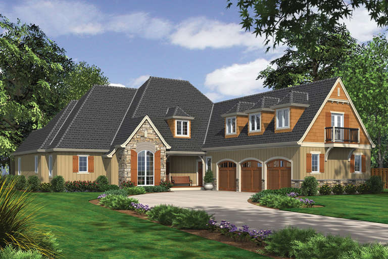 House Plan House Plan #20525 Front Elevation 