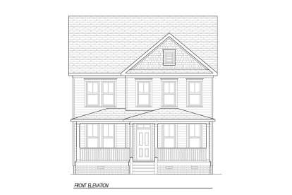 Traditional House Plan #4351-00007 Elevation Photo