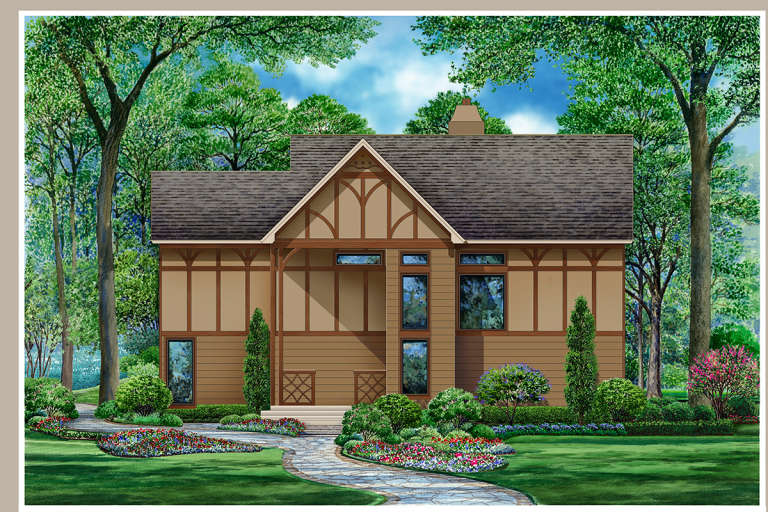 House Plan House Plan #20528 Front Rendering