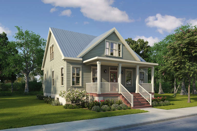 Cottage House Plan #4351-00008 Elevation Photo