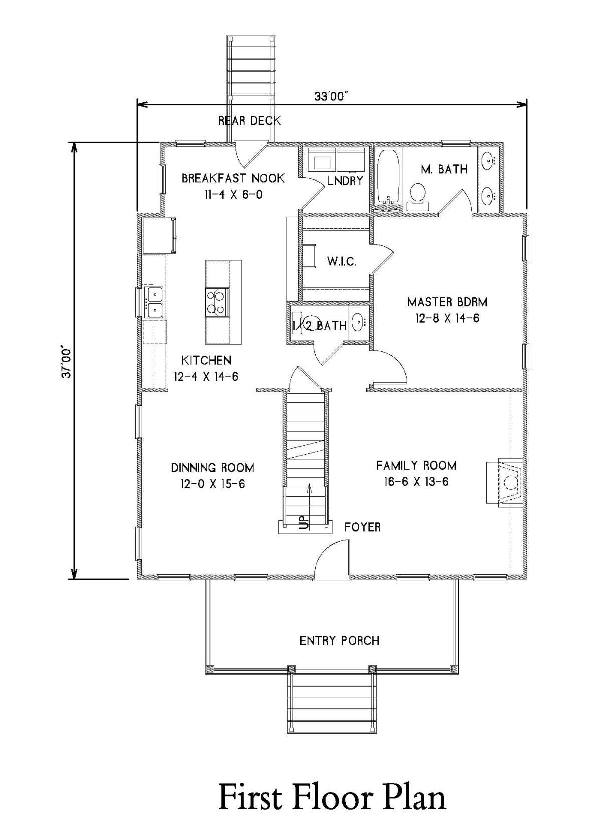 Main Level 1st floor for House Plan #4351-00008