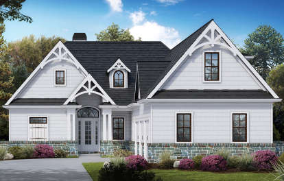 Modern Farmhouse House Plan #699-00116 Elevation Photo