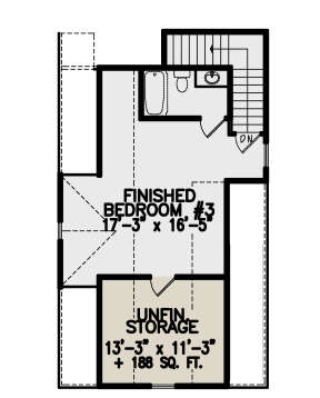 Second Floor for House Plan #699-00116