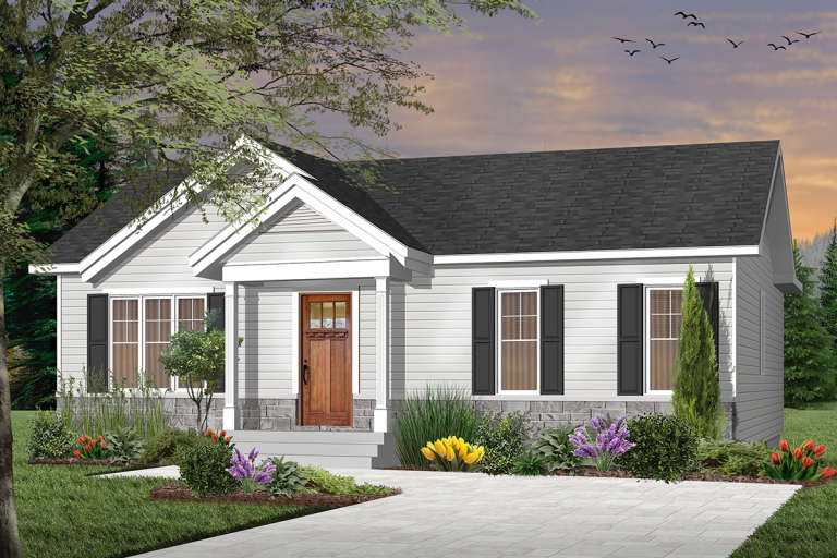 House Plan House Plan #20533 Front Elevation 