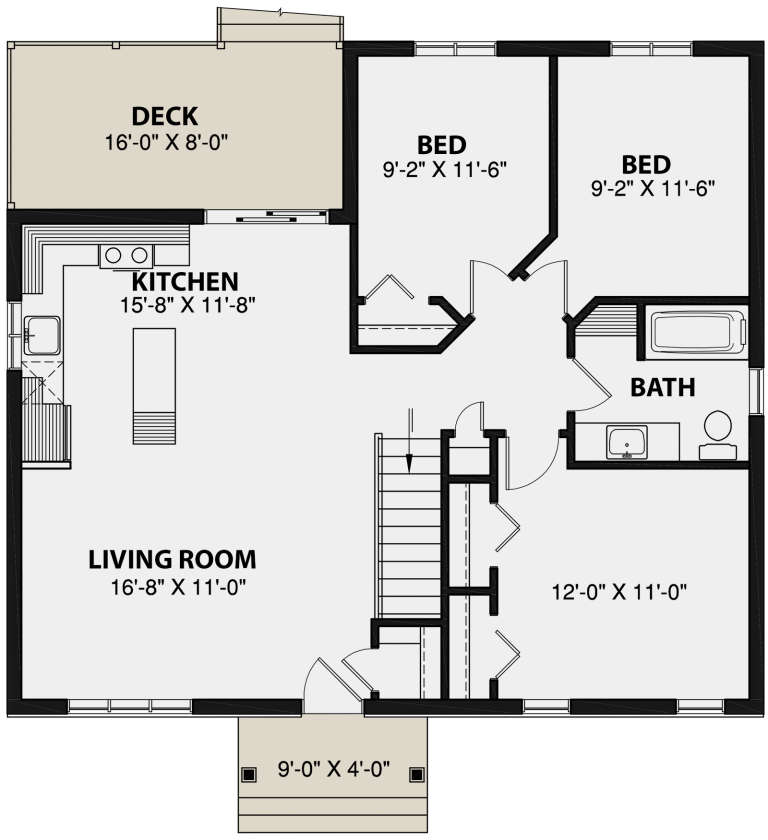 House Plan House Plan #20533 Drawing 1