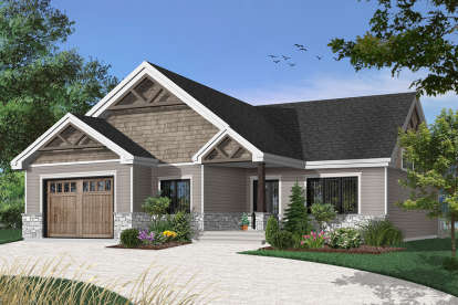 Northwest House Plan #034-01146 Elevation Photo