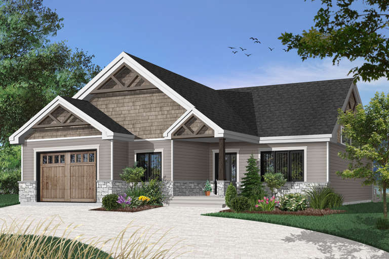House Plan House Plan #20534 Front Elevation 