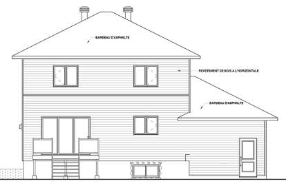 Contemporary House Plan #034-01147 Elevation Photo