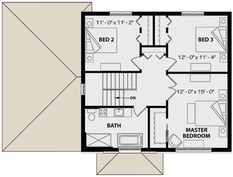 House Plan House Plan #20536 Drawing 2