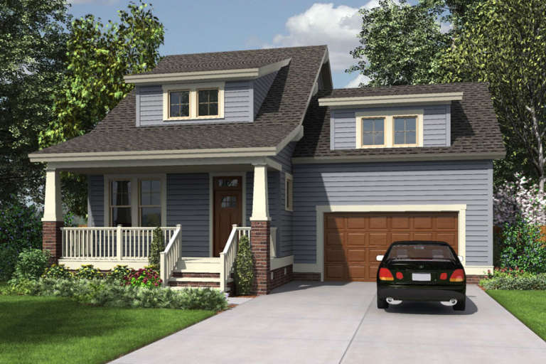 House Plan House Plan #20537 Front Color Rendering