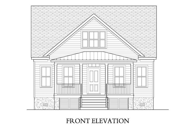 Cottage House Plan #4351-00013 Elevation Photo