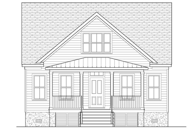 Cottage House Plan #4351-00013 Elevation Photo