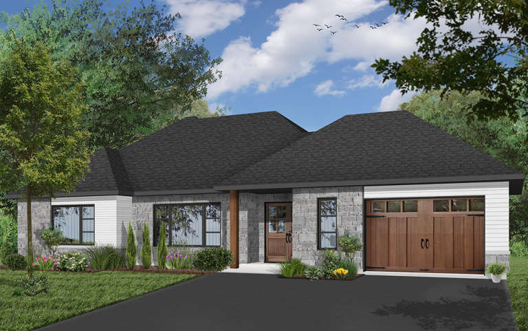 House Plan House Plan #20545 Front Elevation 